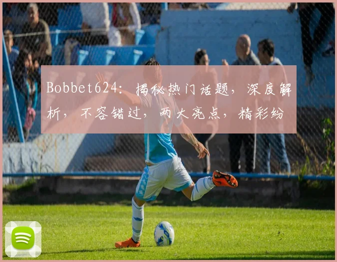 Bobbet624：揭秘热门话题，深度解析，不容错过，两大亮点，精彩纷呈